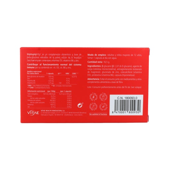 Vitae Immunovita 30 Capsules