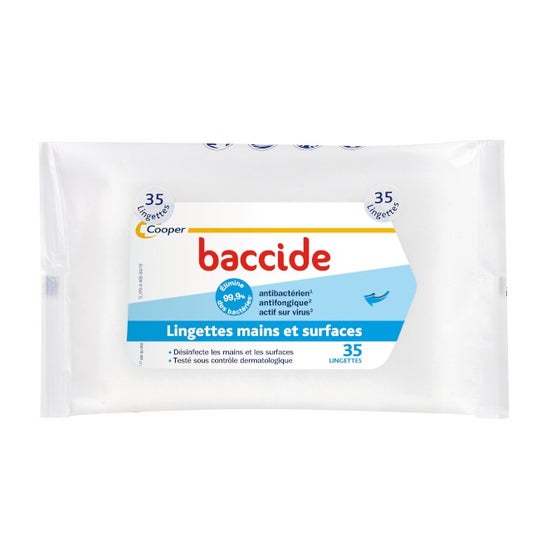 Baccide Lingettes Mains et Surfaces 35 Unités