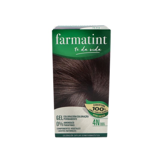 Farmatint Gel de Coloration 4N Châtain 135 ml