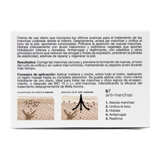 Bella Aurora B7 peau normale et sèche antitache 50ml
