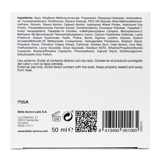 Bella Aurora B7 peau normale et sèche antitache 50ml