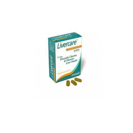 Health Aid Livercare 60 Comp. Libération prolongée du vegan