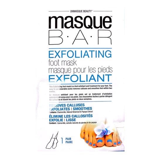 Unmasque Beauty Masque Bar Exfolianting Foot Mask 1ud