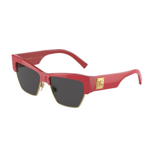 Dolce & Gabbana Lunettes de Soleil Dg4415 Metallic Red Cat Eye 1ut