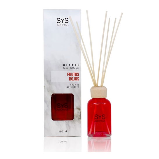 Sys Trousse Désodorisant Mikado Fruits Rouges 100ml Sys Trousse Désodorisant Mikado Fruits Rouges 100ml
