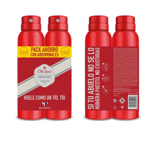 Old Spice Capitan Original Déodorant Spray Pack 2x150ml