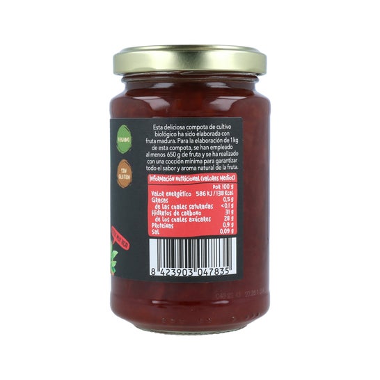 Biocop Compote de fraises Bio 280g