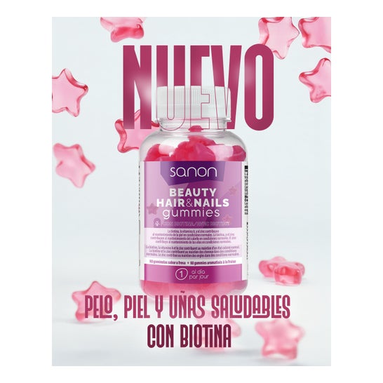 Sanon Beauty, Cheveux & Ongles 60 gummies