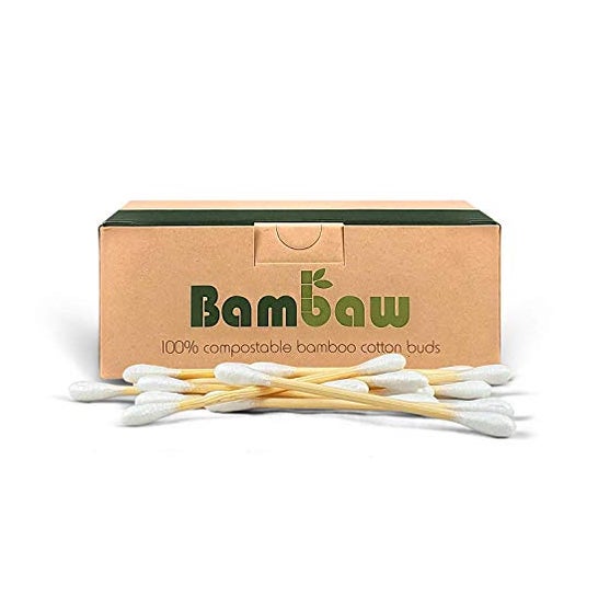Bâtonnets d'oreille en bambou Bambaw 200 pièces