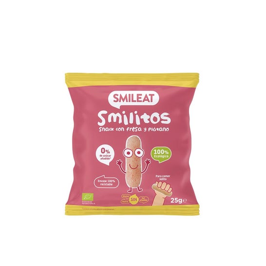 Smileat Smilitos Fraise & Banane Eco 25g