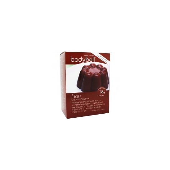 Bodybell Flan Aromatisé au Chocolat 7 Sobres