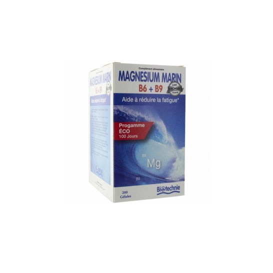 Biotechnie Magnesium Marin B6+B9 200 Gélules