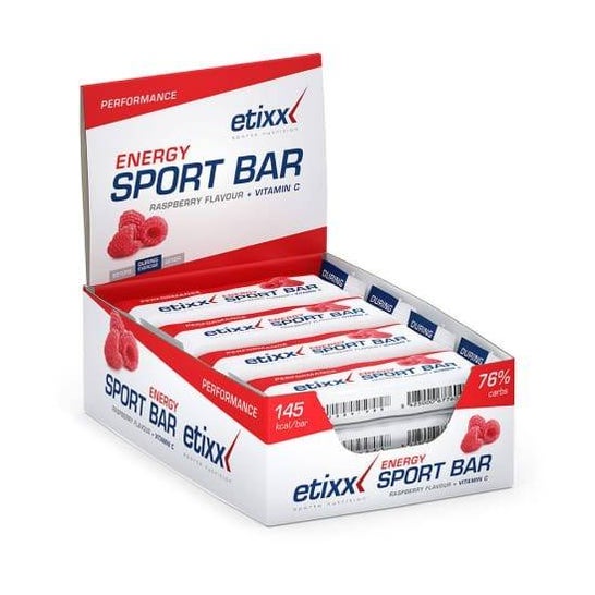 Etixx Energy Sport Bar Fruits Rouges 12x40g