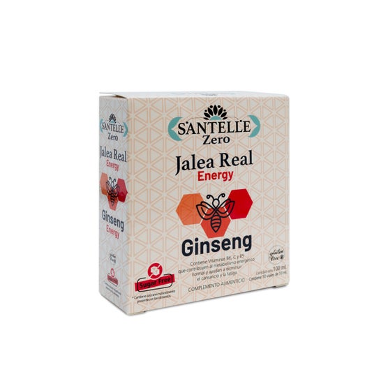 Gelée royale Santelle Energie au ginseng 10 flacons