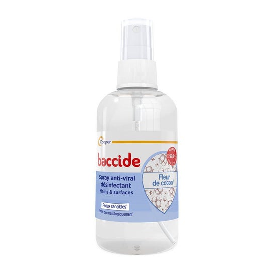 Baccide Spray désinfectant antiviral Fleur de coton 100 ml