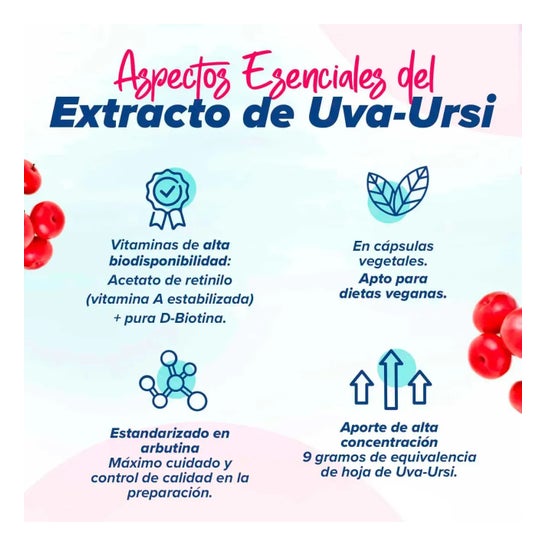 HSN Extracto de Uva Ursi 6:1 500mg 120vcaps