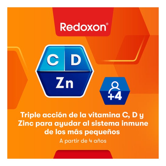 Redoxon Redoxitos Extra Défenses Gummies Orange Fraise 25uts