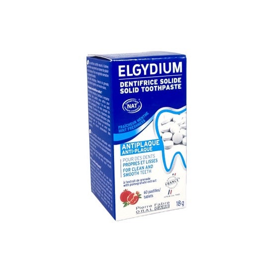 Elgydium Anti Plaque Solid Toothpaste 60comp