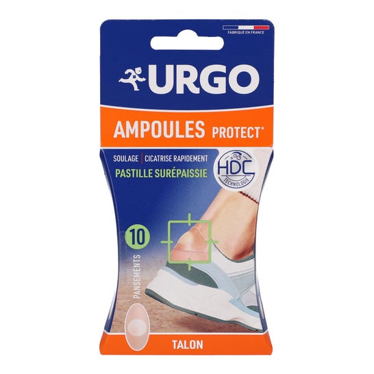 Urgo Ampoules Protect Pastille Surépaissie Talon 10 uts