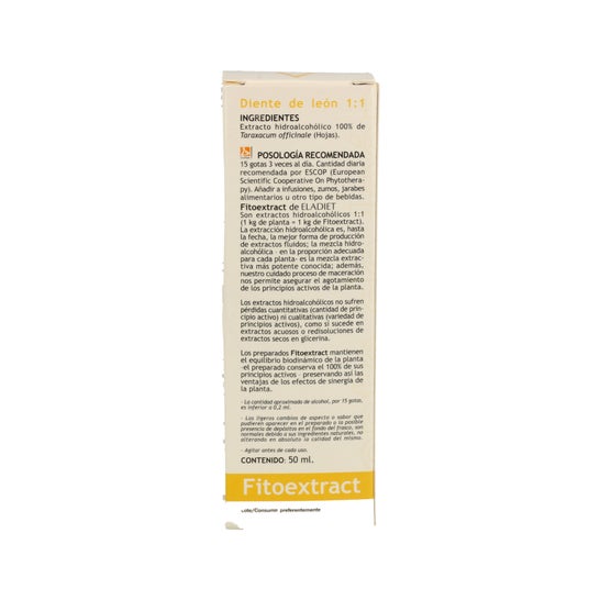 Pissenlit phytoextrait de pissenlit de pissenlit 50ml