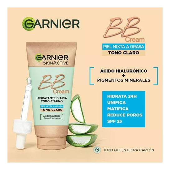 Garnier Skinactive Bb Cream Spf25 Light 50ml Garnier Skinactive Bb Cream Spf25 Light 50ml