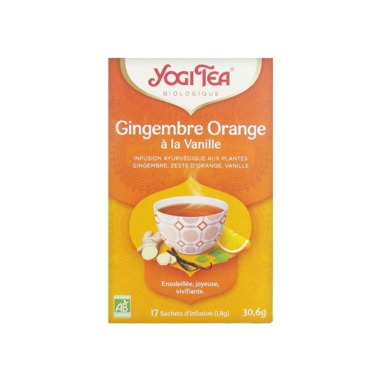 Yogi Tea Gingembre Orange à la Vanille 17 sachets
