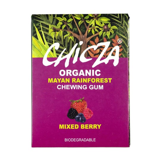Chicza Chewing-Gum Biologique Aromatisé aux Fruits Forêt 30g