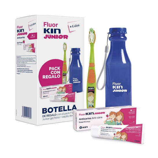 Kin Fluor Junior Gel + Pinceau + Bouteille