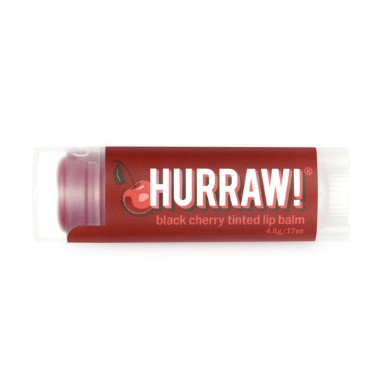 Hurraw! Black Cherry Tinted Lip Balm 4,8g