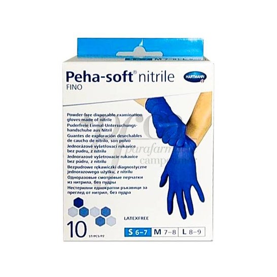 Gants nitrile stériles bleus Peha-soft®