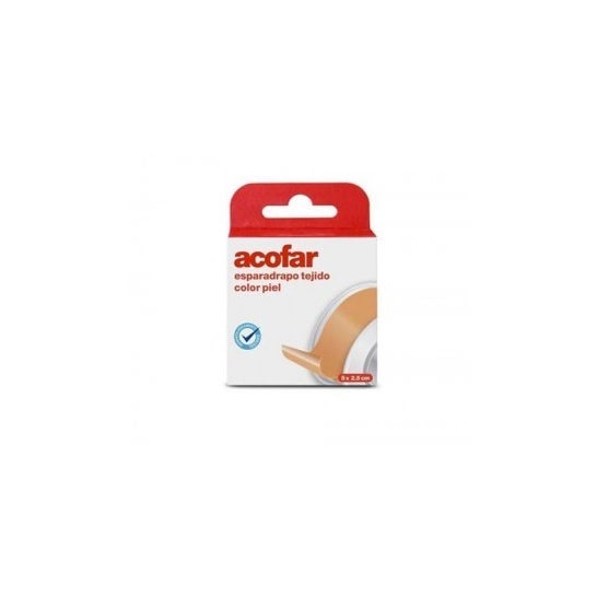 Acofar plâtre couleur peau tissu 5x1,25cm 1ud