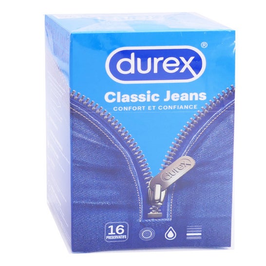 Durex Classic Jeans Préservatifs 16 unités