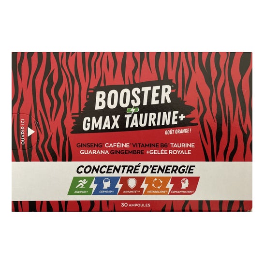 Ea Pharma Gmax-Taurine+ Ampoules Buvables 30x2ml