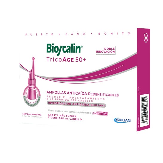 Bioscalin Tricoage 50+ Ampollas Anticaída 10x3,5ml