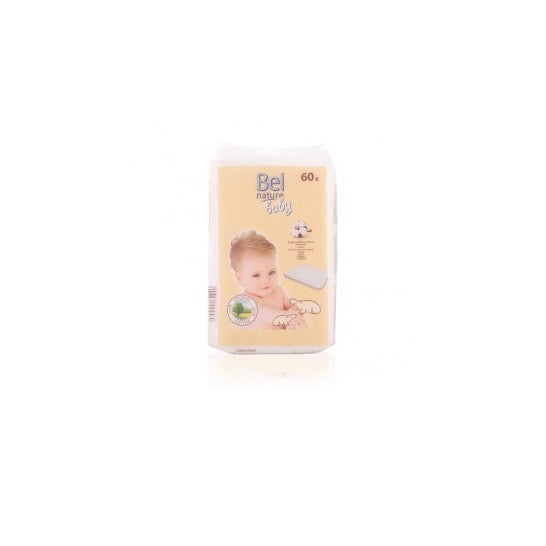 Bel Natur baby pads 100% coton 60 pcs