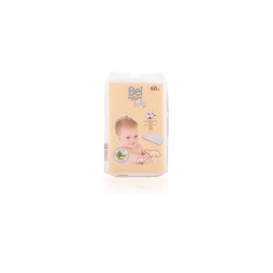 Bel Natur baby pads 100% coton 60 Unités