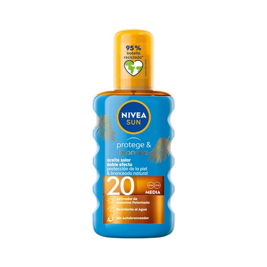 Nivea Sun Protect & Bronze Double Action SPF20 200ml