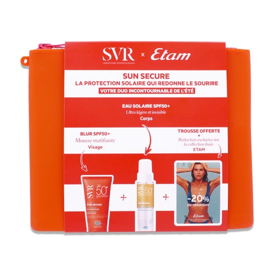 SVR Sun Secure Pack Mousse SPF50 50 ml + Agua Solar SPF50 100 ml