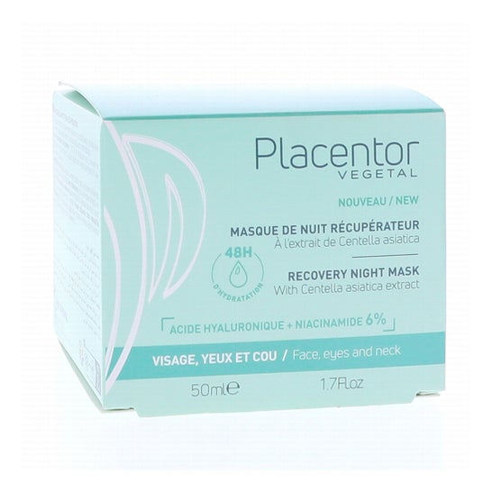 Placentor Végétal Masque Nuit Récupérateur 50ml