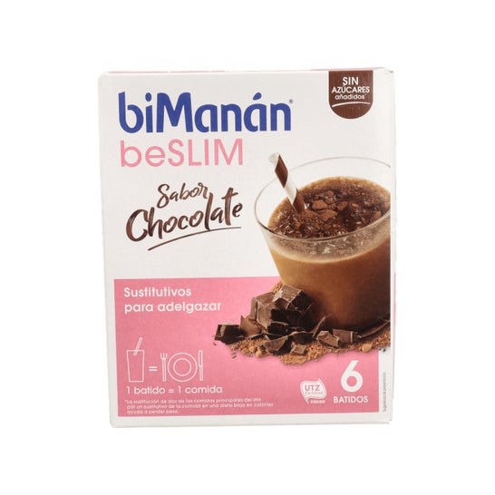 BiManán BeSlim Goût Chocolat 6 Sachets