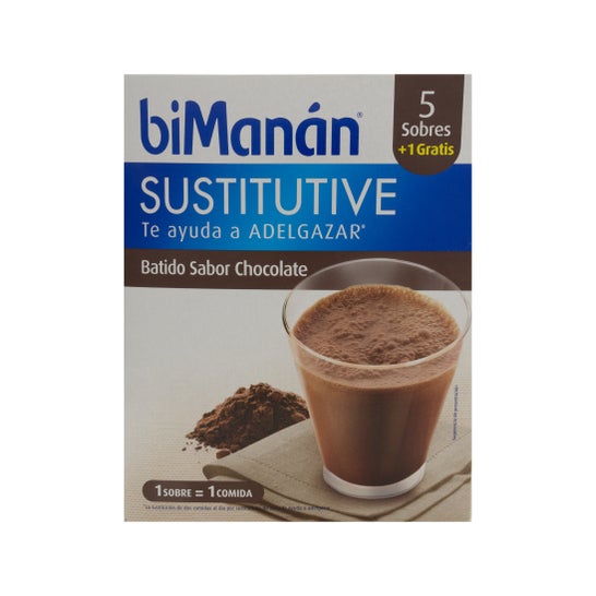 biManán® Sustitutive Shake Chocolat 6 sachets