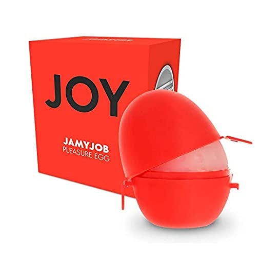Jamyjob Masturbateur Discret Oeuf Rouge Version Joy 1pc