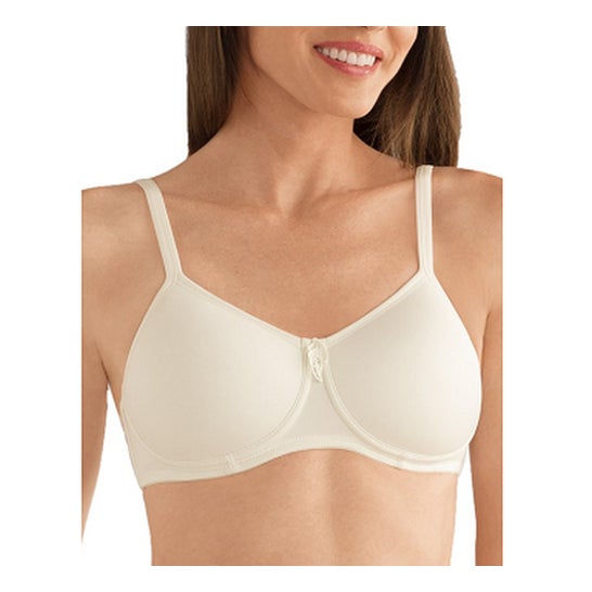 Amoena Soutien Gorge Lara Sb0752 Blanc Bleu Taille 90A 1ut