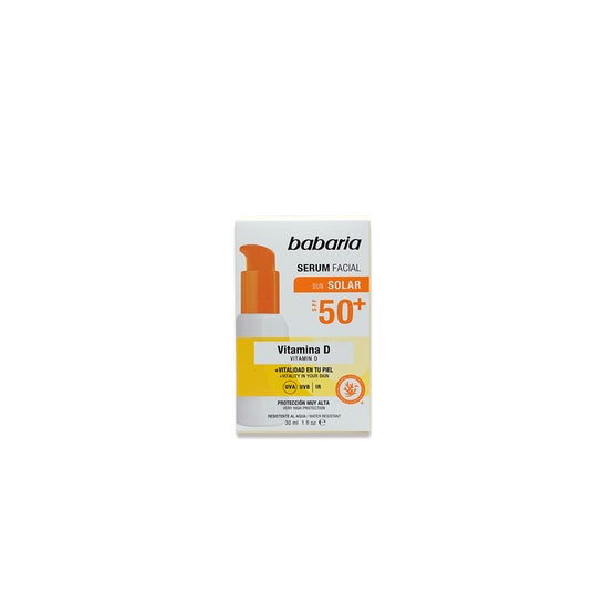 Babaria Sérum Solaire Visage Vitamine D Spf50+ 30ml