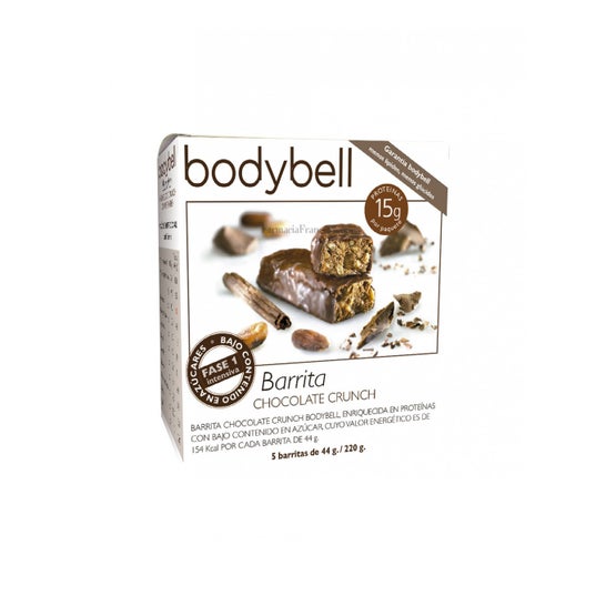 Bodybell Barre Croquant au Chocolat 5x44g