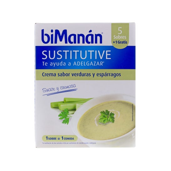 biManán™ Crème de substitution pour les légumes et les asperges 55g x 6 sachets