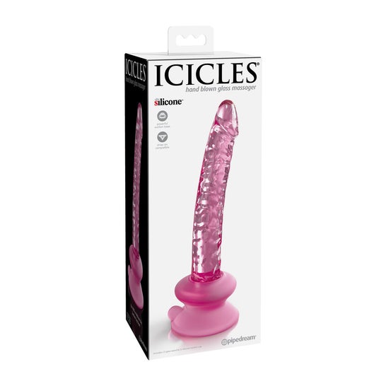 Icicles Number 86 Hand Blown Glass Massager 1ut