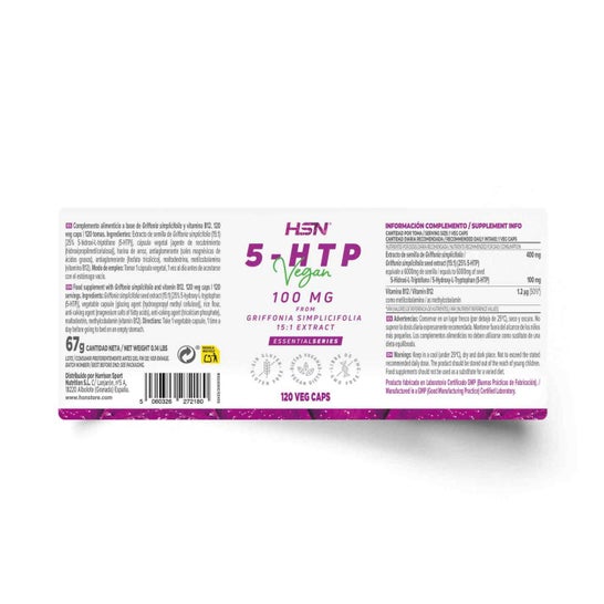 HSN 5-HTP 100mg 120vcaps