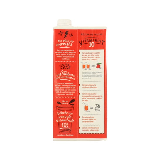 Santiveri Vitamfruit N-10 Jus d'ananas et de pêche 1L