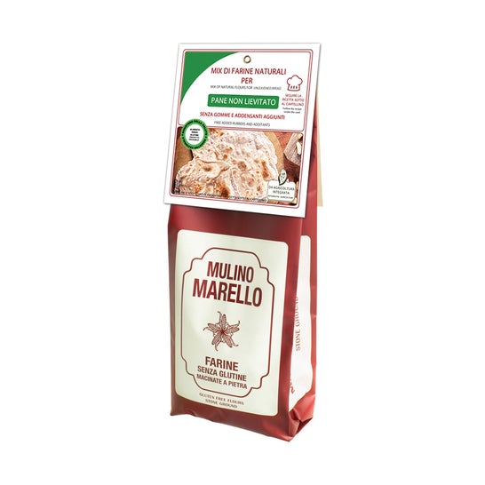 Mulino Marello Mix Farine Pain Pizza Sans Gluten 500g